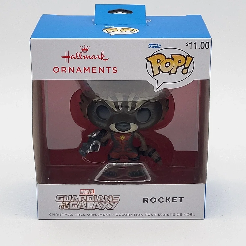 Hallmark Funko Pop! Rocket Marvel Guardians of the‎ Galaxy Christmas Ornament